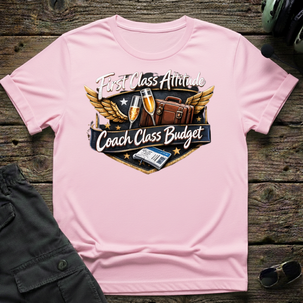 Coach Class Budget T-shirt — aviation apparel