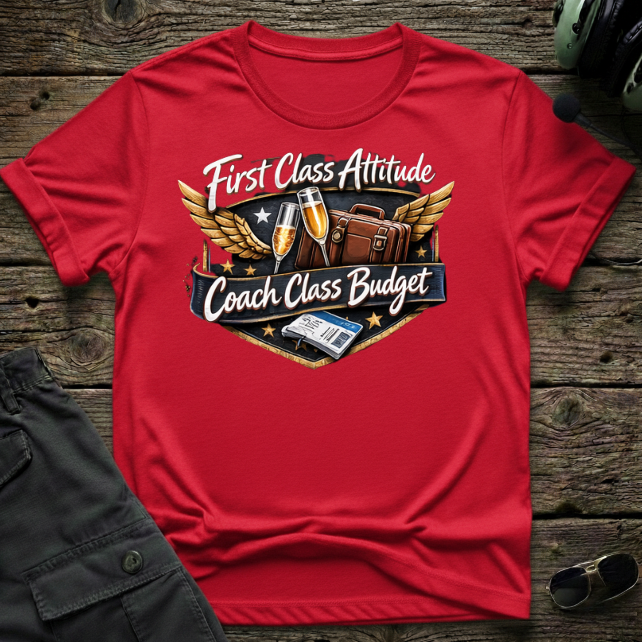 Coach Class Budget T-shirt — aviation apparel