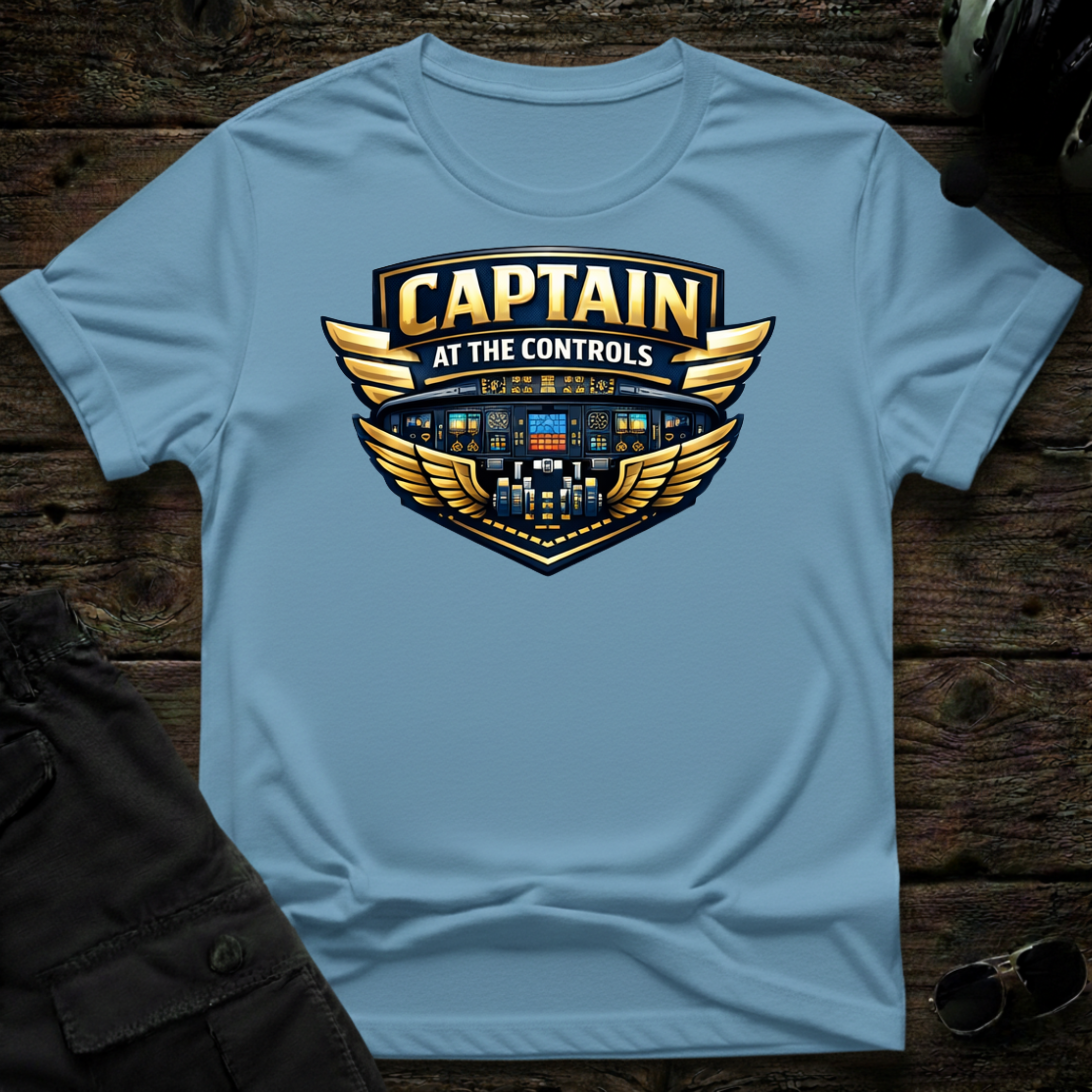 Capt at Controls T-shirt