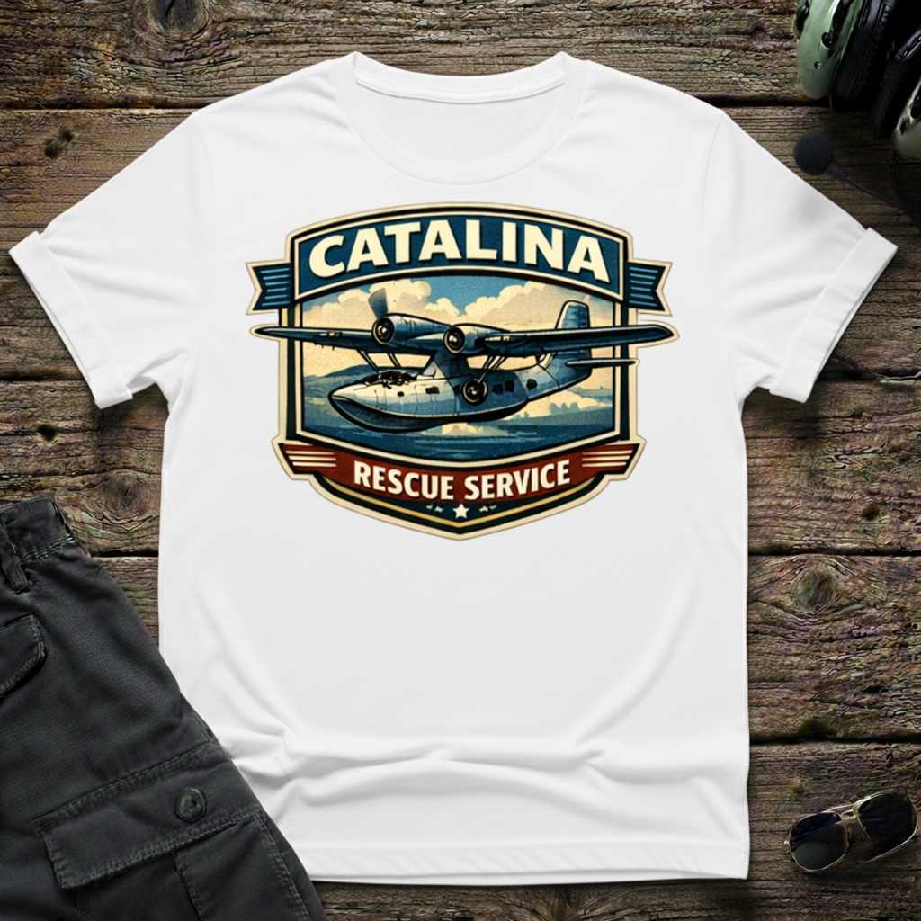 Catalina Rescue unisex t-shirt - perfect gift for aviation lovers