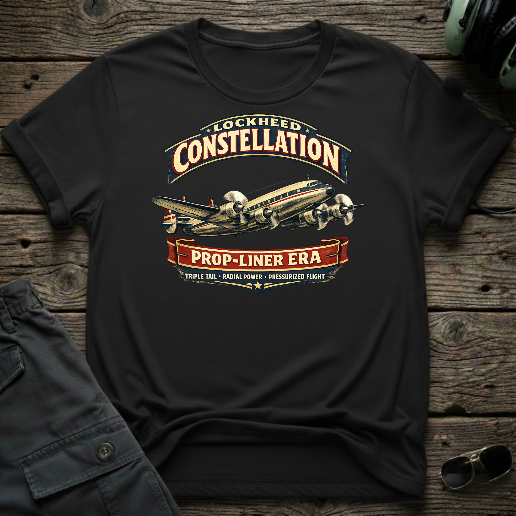 TransCon Connie T-shirt — aviation apparel