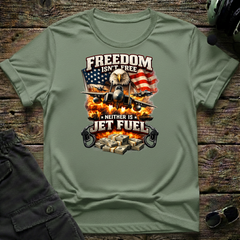 Freedom Isn't Free T-shirt — aviation apparel