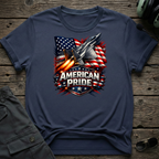 American Pride lifestyle shot - Gildan 64000 ring-spun cotton aviation shirt