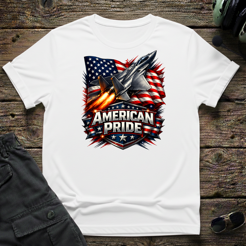 American Pride unisex t-shirt - perfect gift for aviation lovers