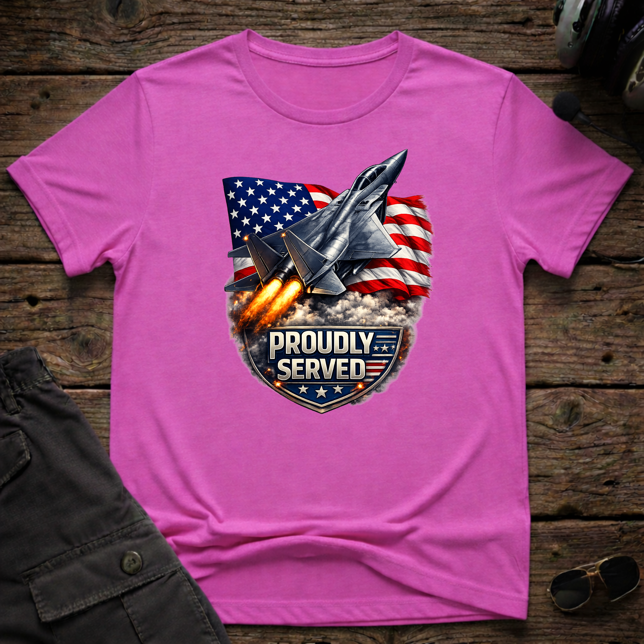 Proudly Served T-shirt — aviation apparel