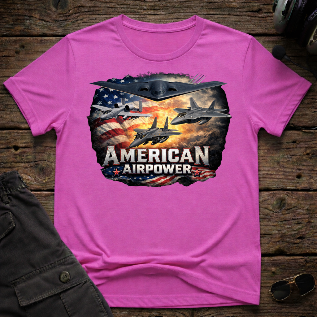 American Airpower T-shirt — aviation apparel