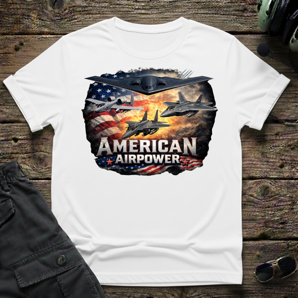 American Airpower unisex t-shirt - perfect gift for aviation lovers