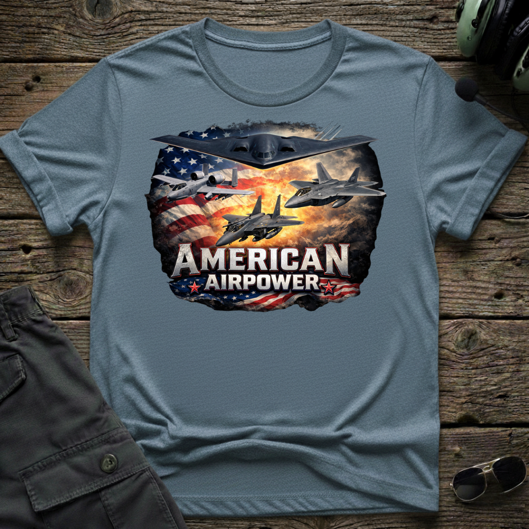 American Airpower T-shirt — aviation apparel