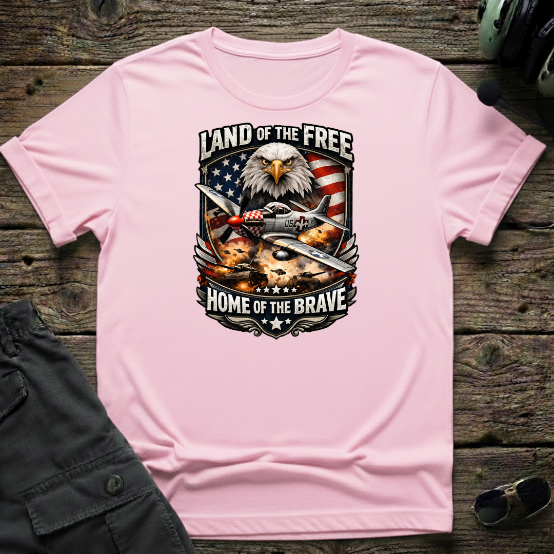Land of the Free T-shirt — aviation apparel