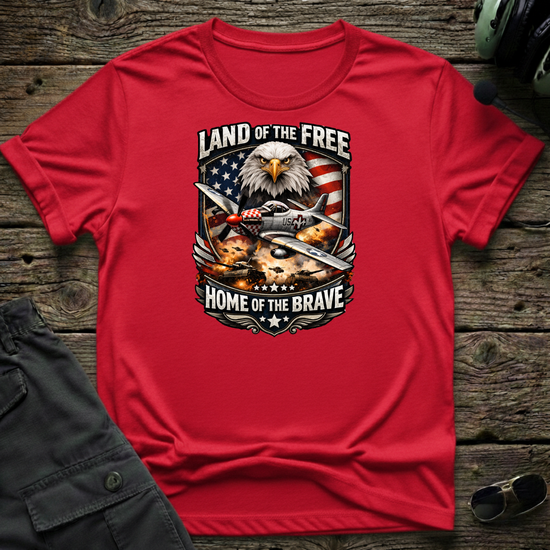 Land of the Free T-shirt — aviation apparel