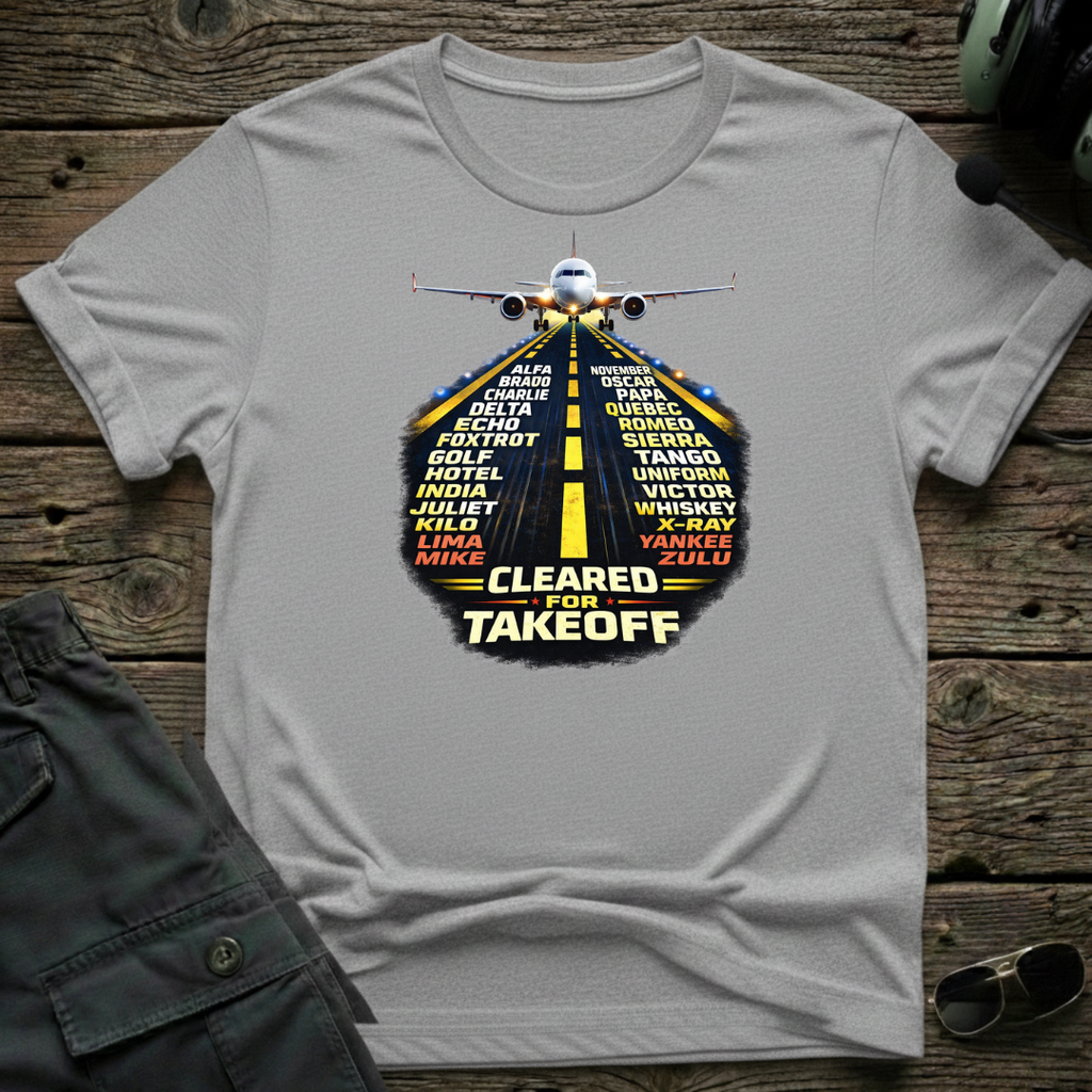 Aviation Alphabet - Cleared4Tees premium aviation apparel