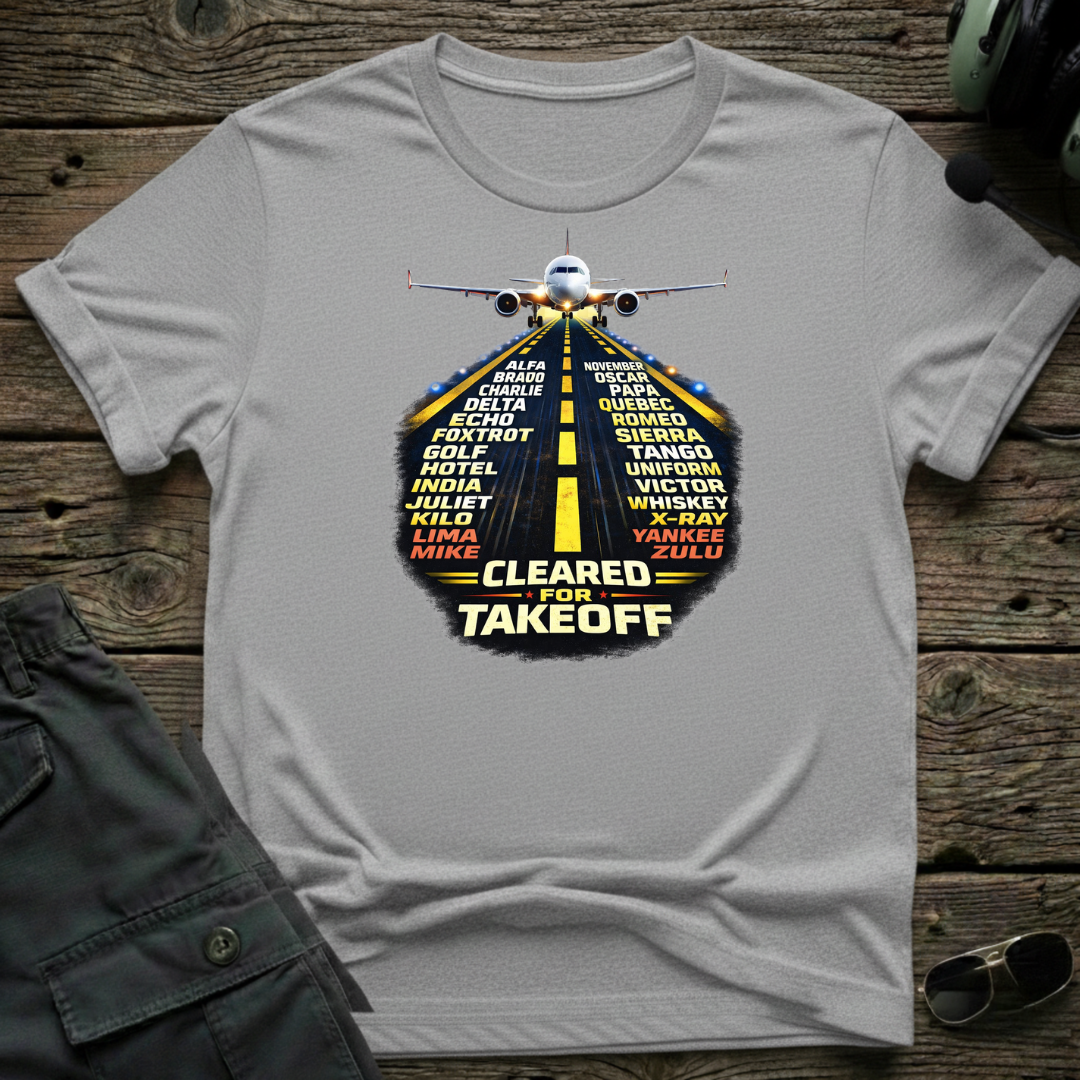 Aviation Alphabet - Cleared4Tees premium aviation apparel