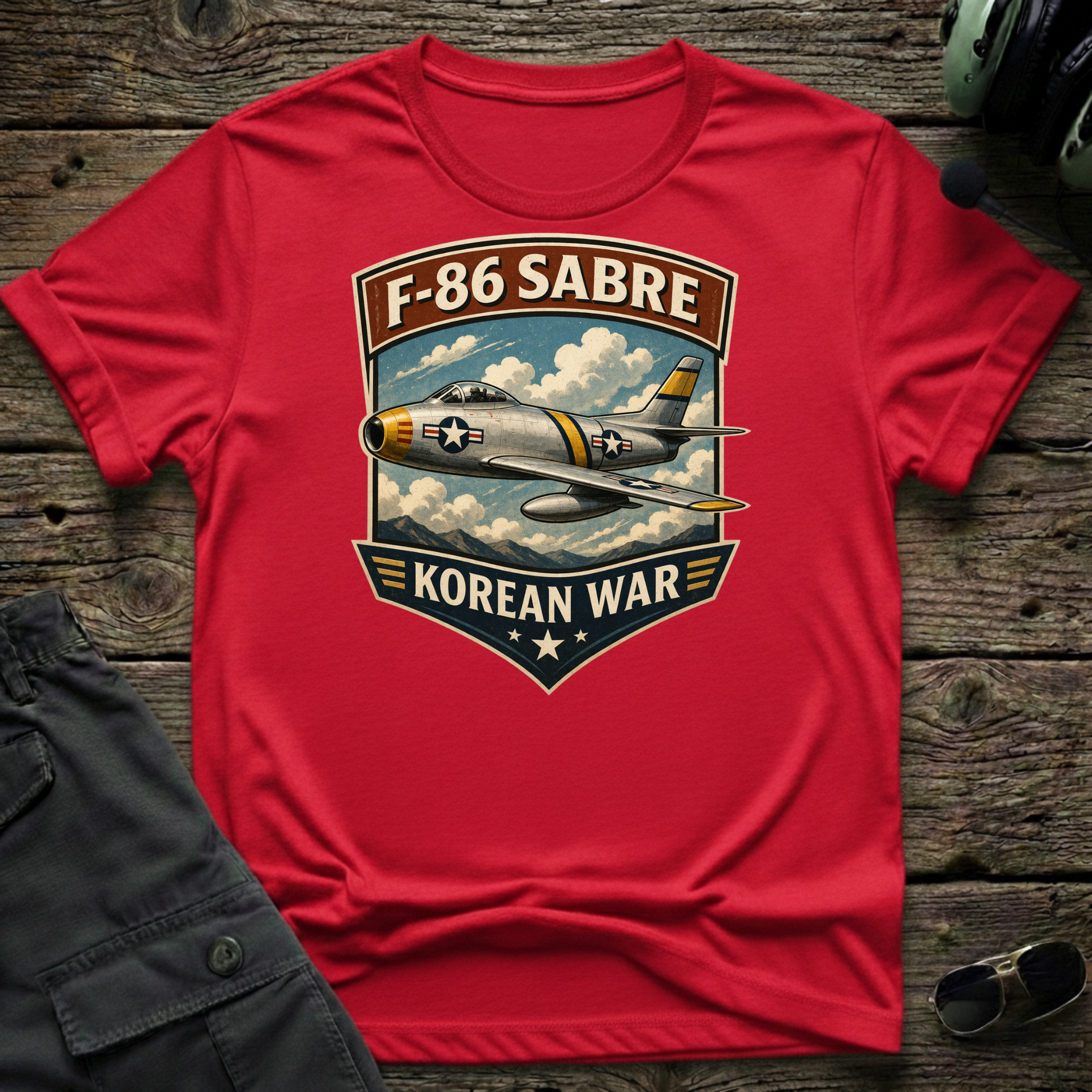 F-86 Sabre T-shirt — aviation apparel