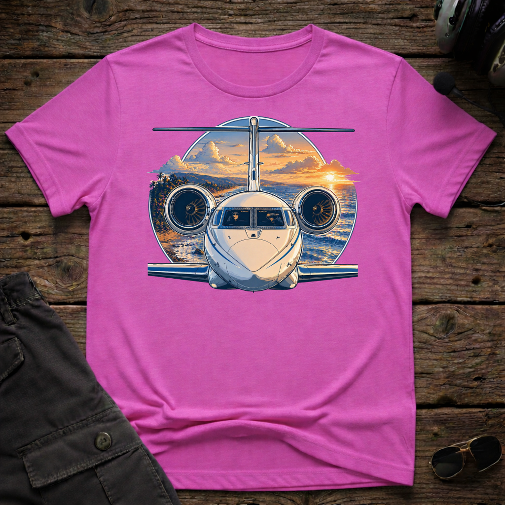 Gulfstream Beach T-shirt — aviation apparel