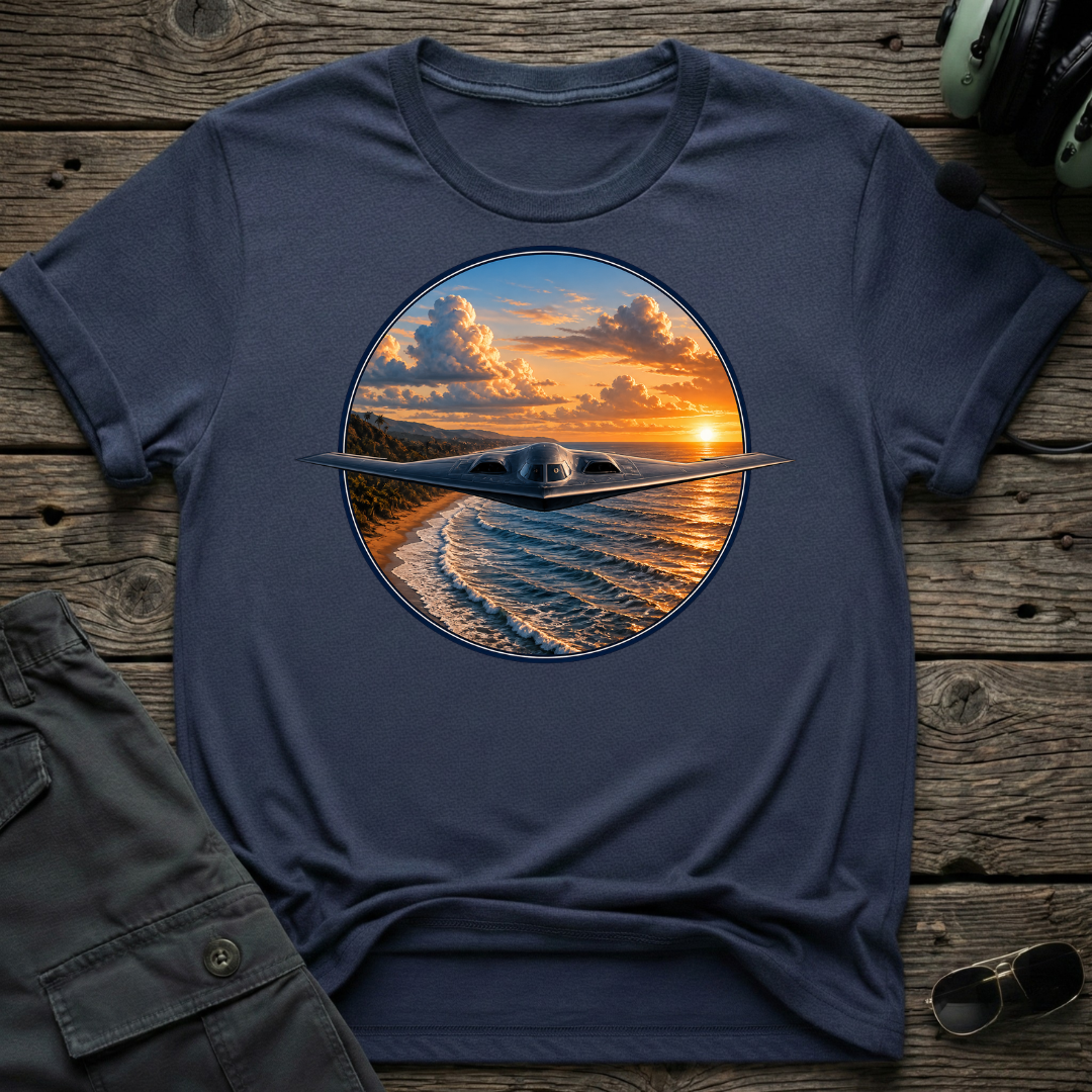 B2 Beach T-shirt — aviation apparel