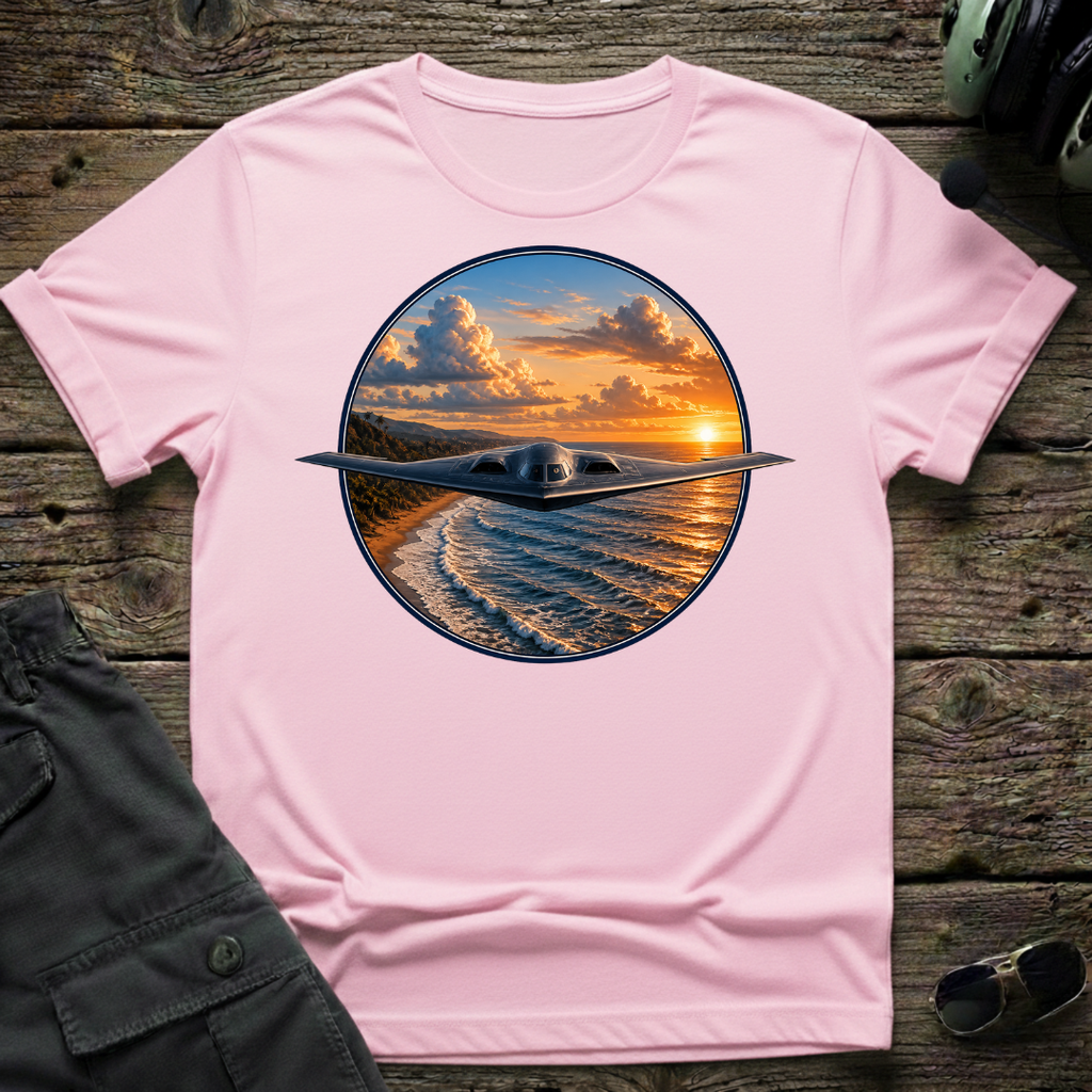 B2 Beach T-shirt — aviation apparel
