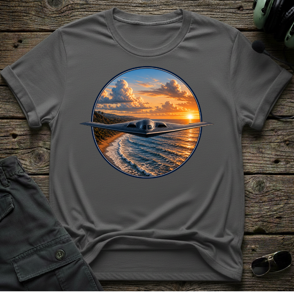 B2 Beach T-shirt — aviation apparel