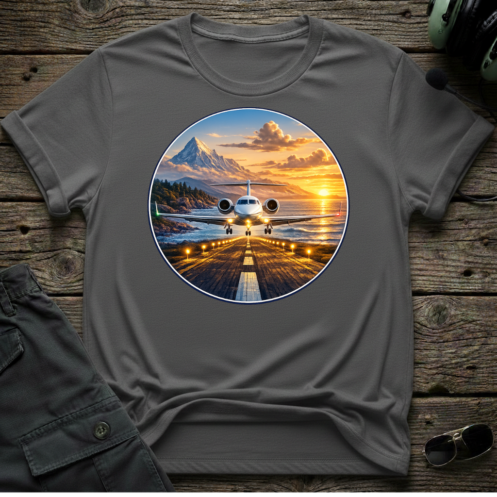Coastal Gulfstream T-shirt — aviation t-shirt