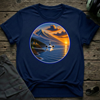 Falcon Sunset T-shirt — Cleared4Tees pilot tee