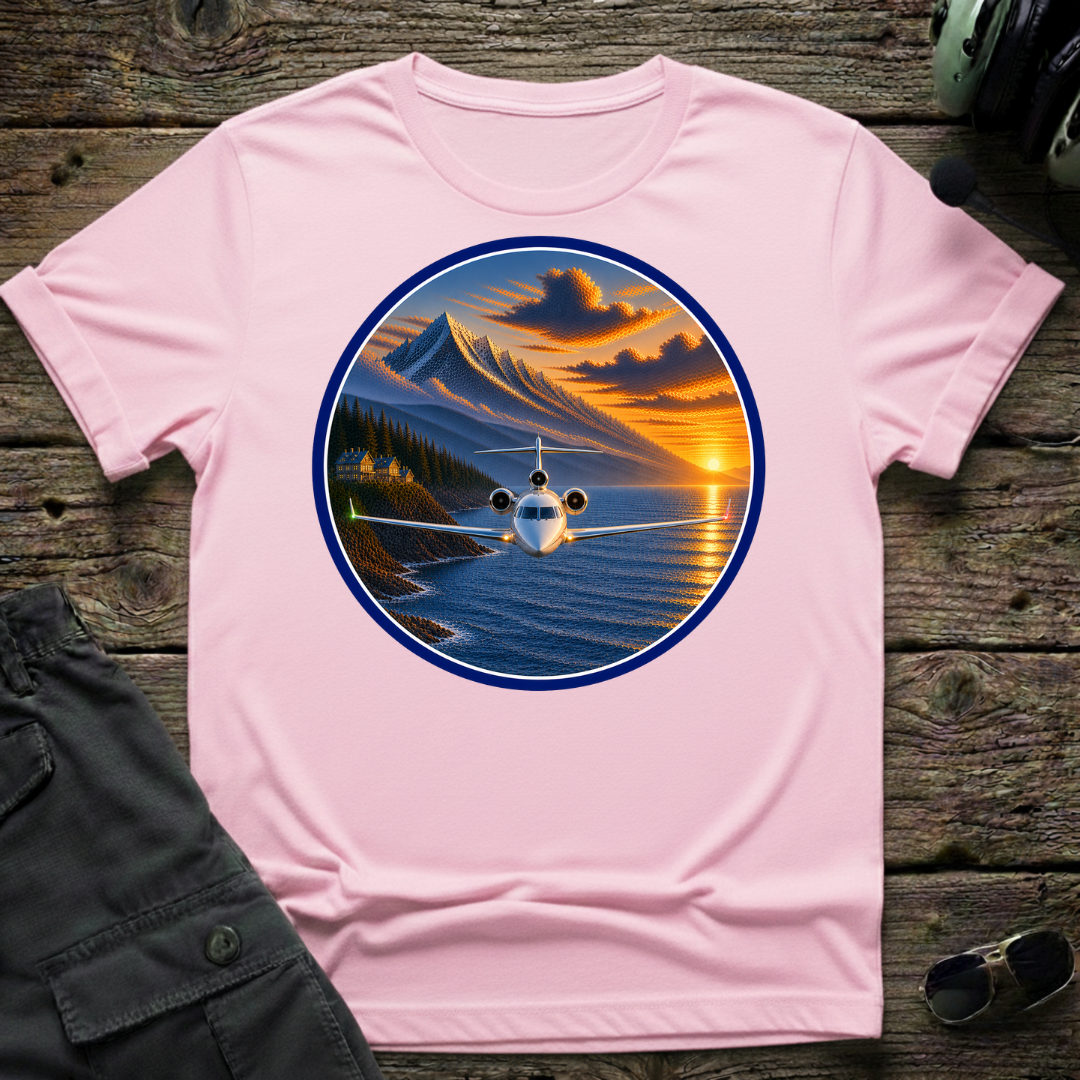 Falcon Sunset T-shirt — aviation apparel