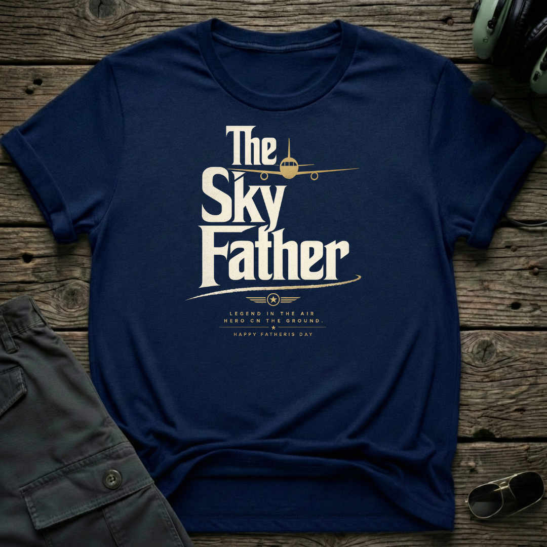 Sky Father T-shirt — aviation t-shirt