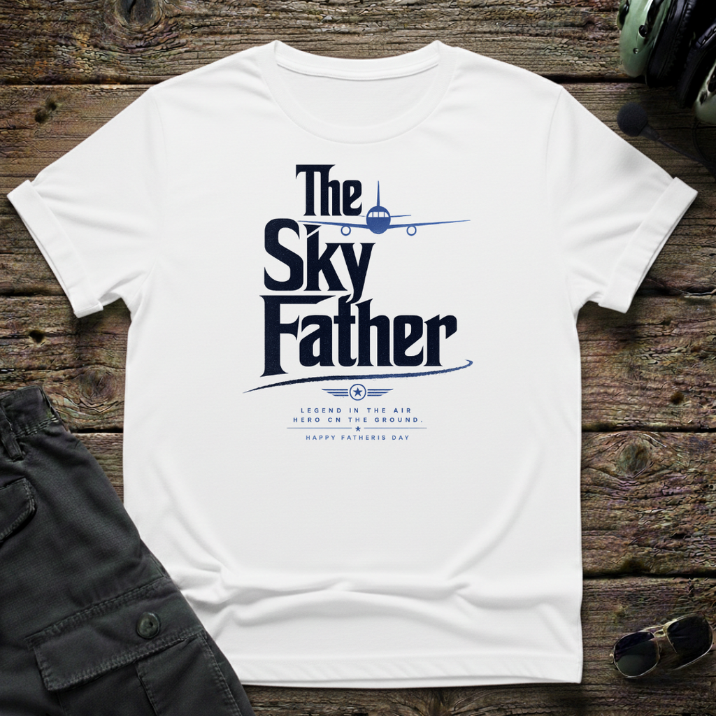 Sky Father T-shirt — t-shirt detail