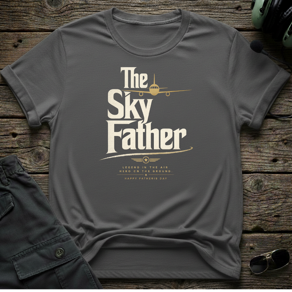 Sky Father T-shirt — front view
