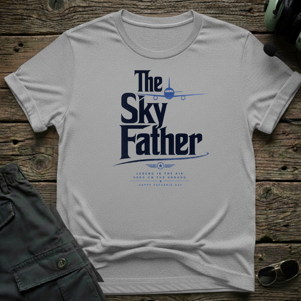 Sky Father T-shirt — Cleared4Tees pilot tee