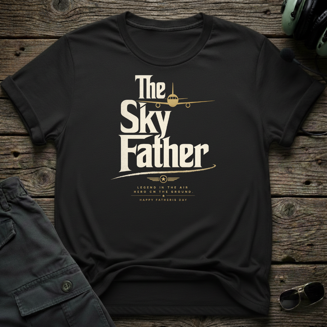 Sky Father T-shirt — aviation apparel