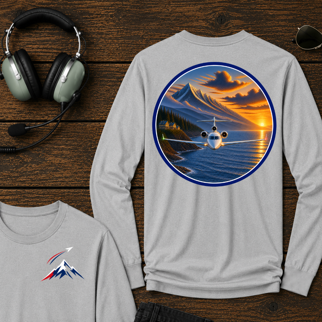 Falcon Sunset Long Sleeve — t-shirt detail