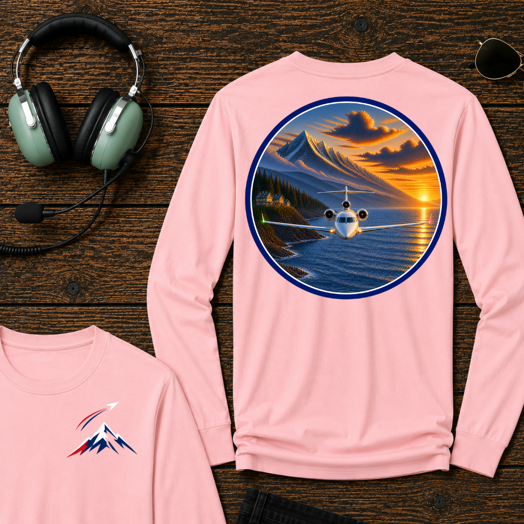 Falcon Sunset Long Sleeve — aviation apparel