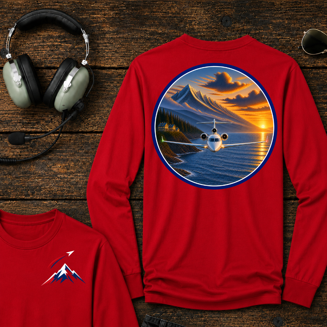 Falcon Sunset Long Sleeve — aviation apparel
