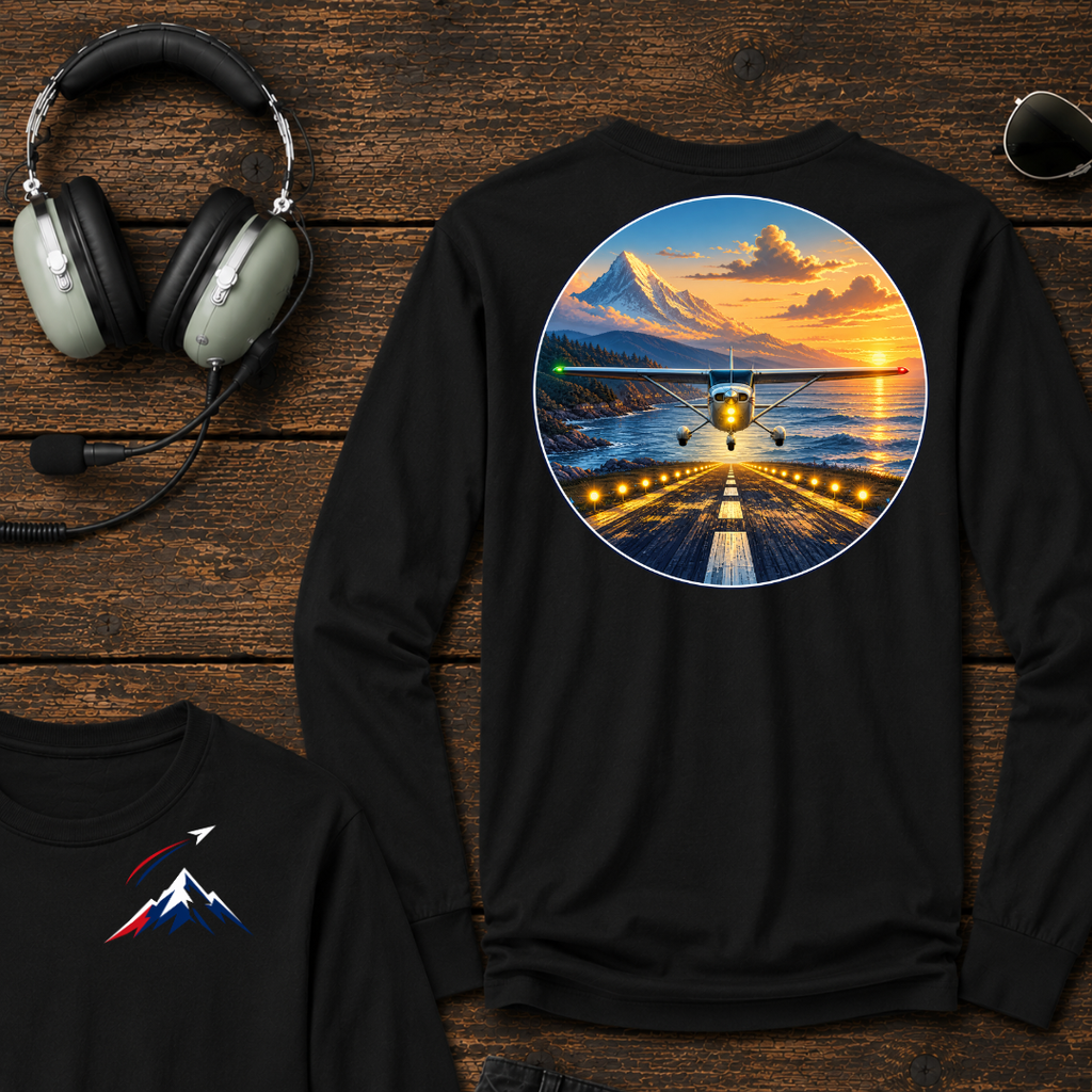 Coastal Cessna Long Sleeve — aviation t-shirt