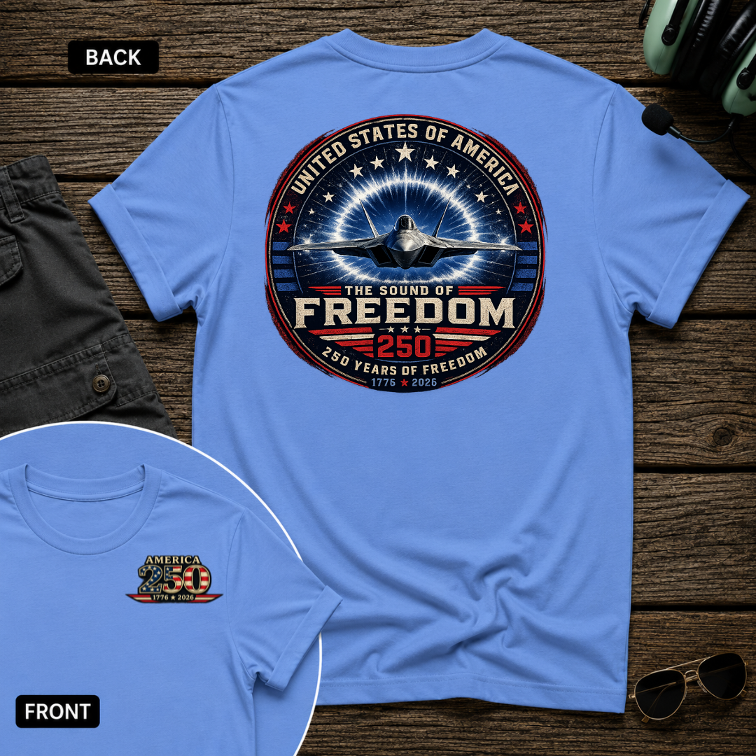 Sound of Freedom SS 2 Sided T-shirt