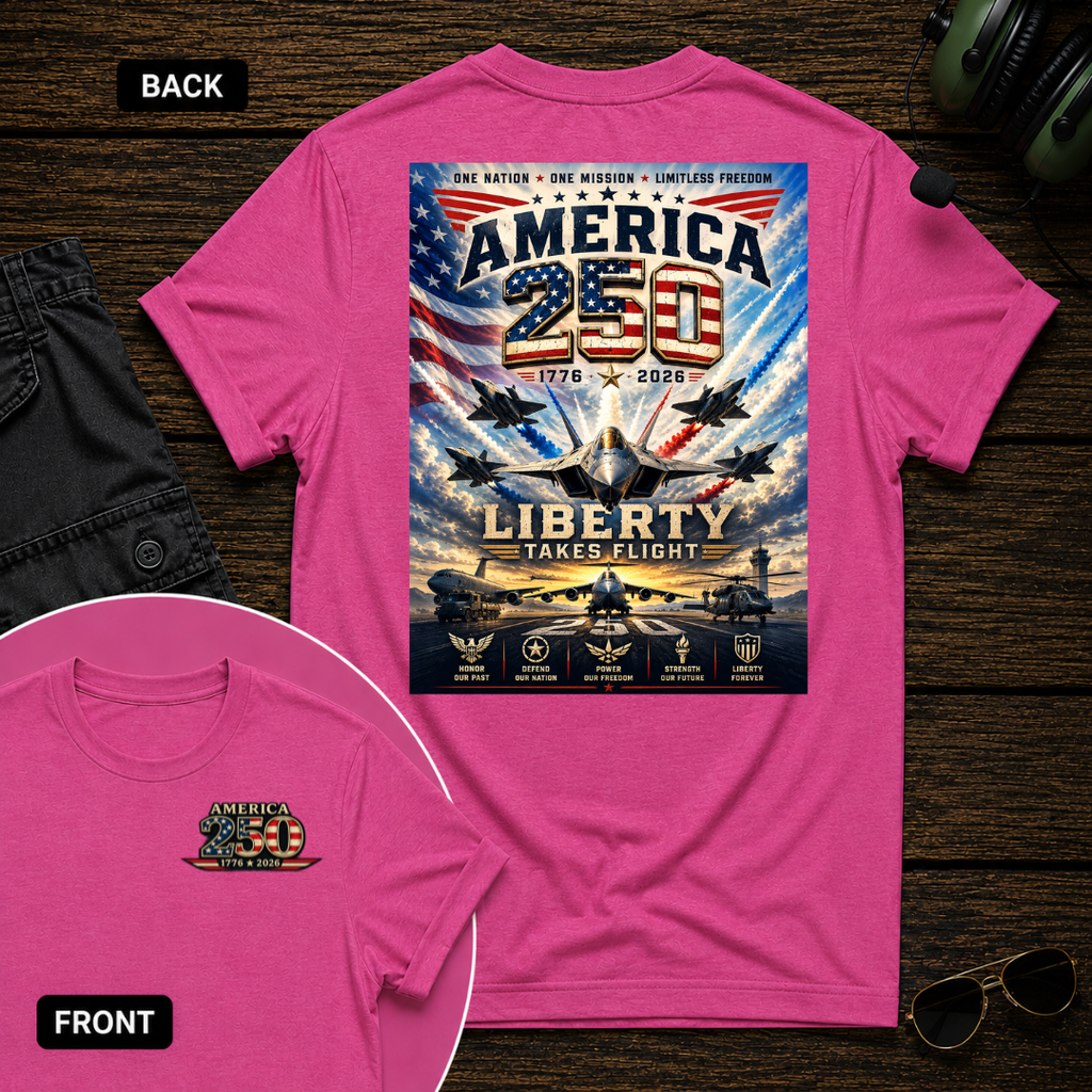 Liberty Takes Flight SS 2 Sided T-shirt