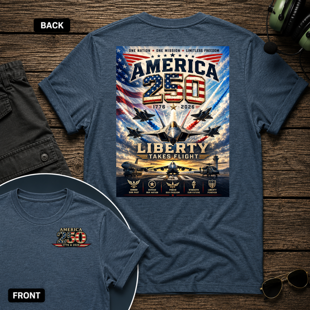 Liberty Takes Flight SS 2 Sided T-shirt