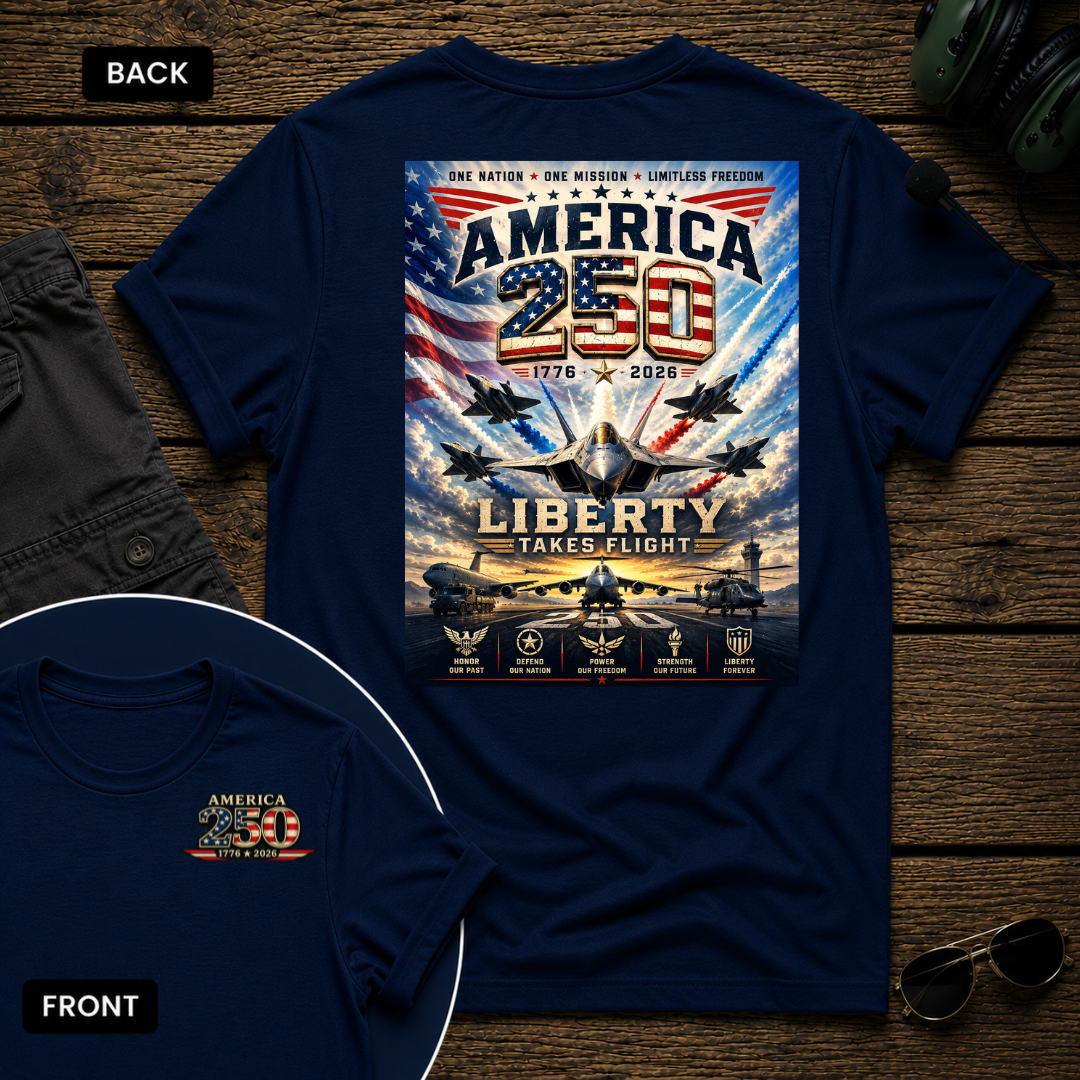 Liberty Takes Flight SS 2 Sided T-shirt