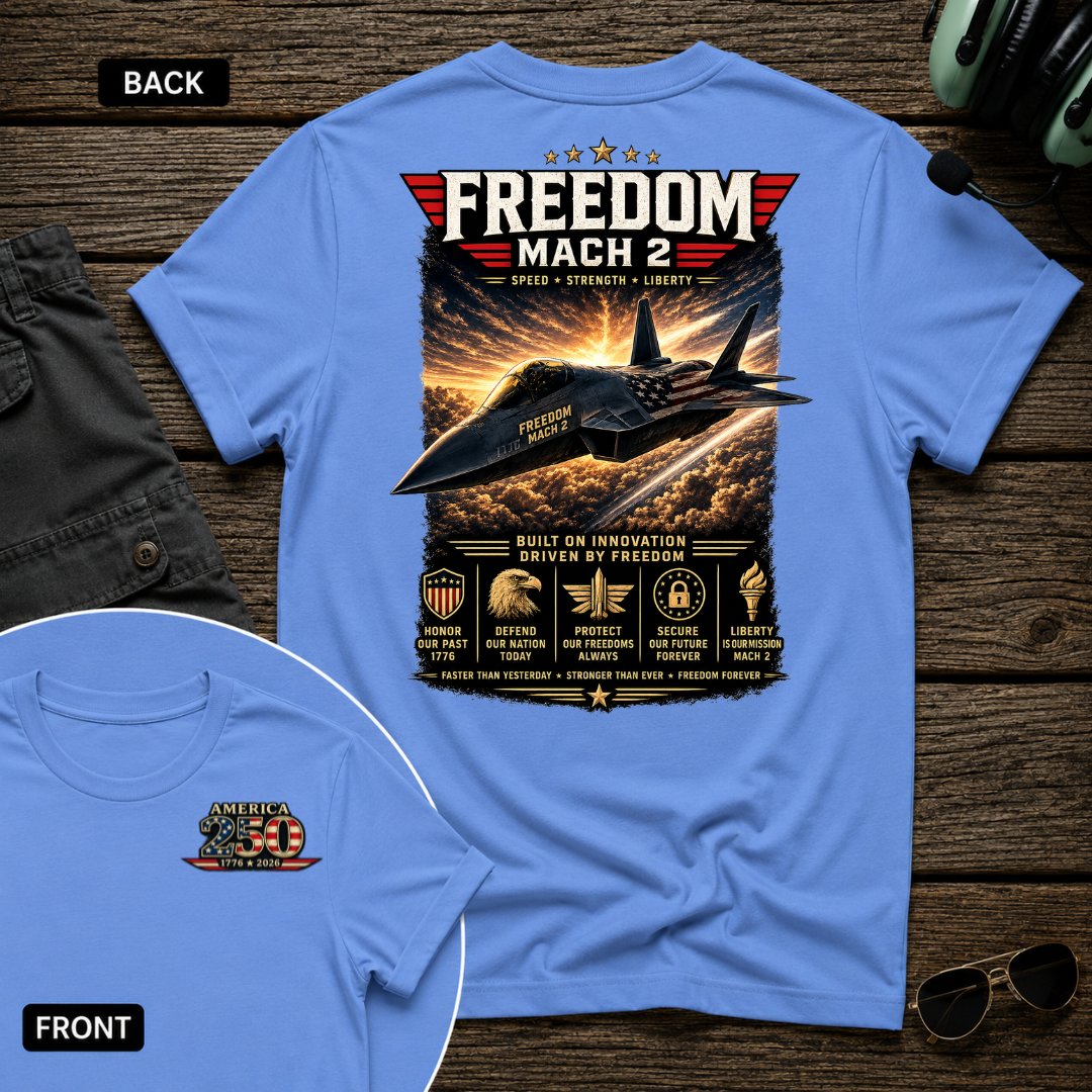Freedom Mach 2 SS 2 Sided T-shirt