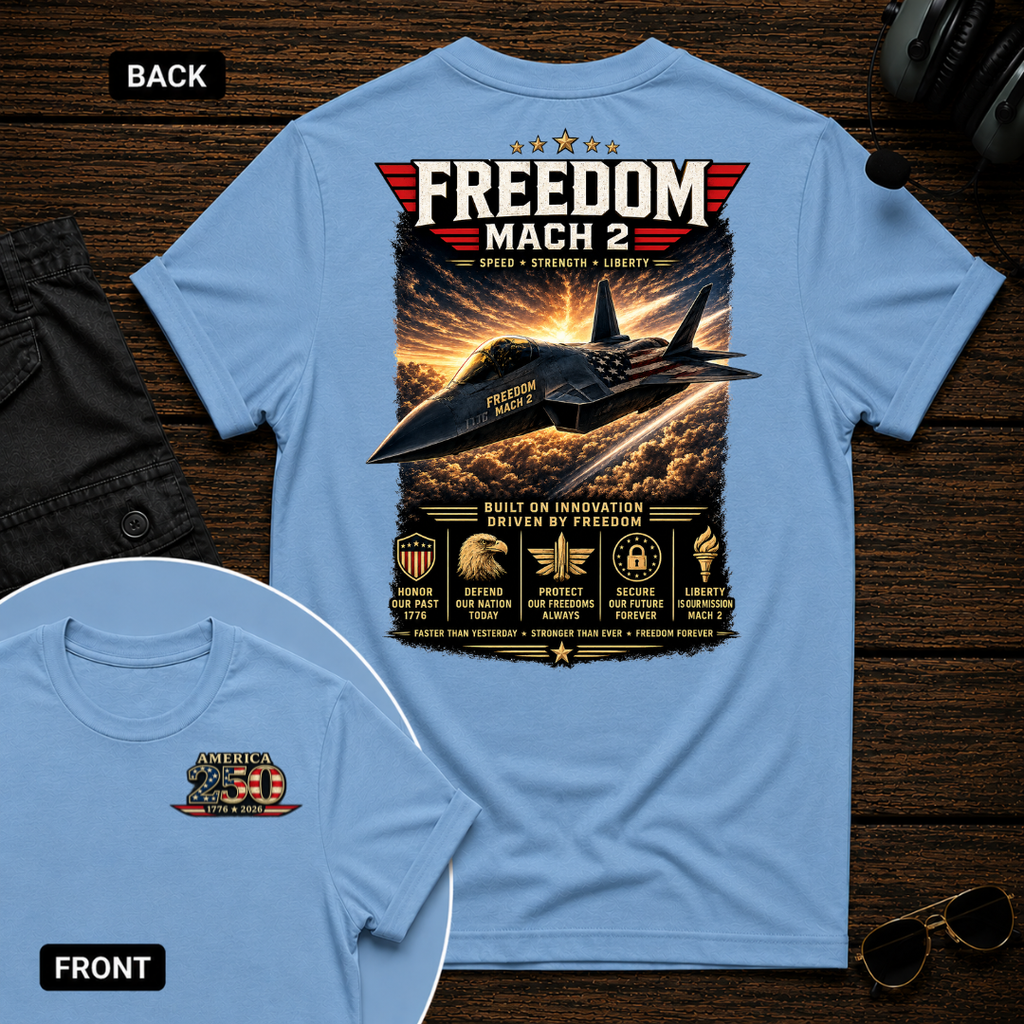 Freedom Mach 2 SS 2 Sided T-shirt