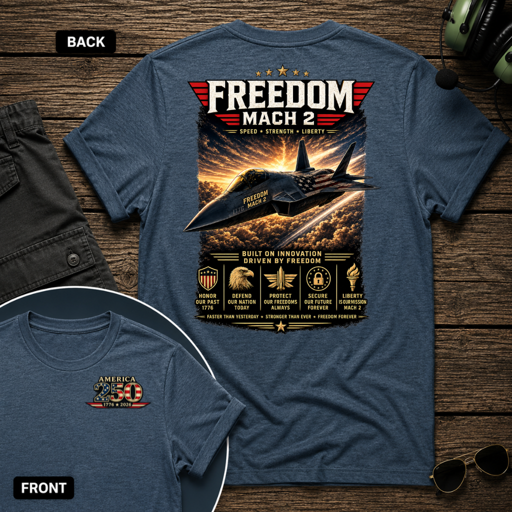 Freedom Mach 2 SS 2 Sided T-shirt