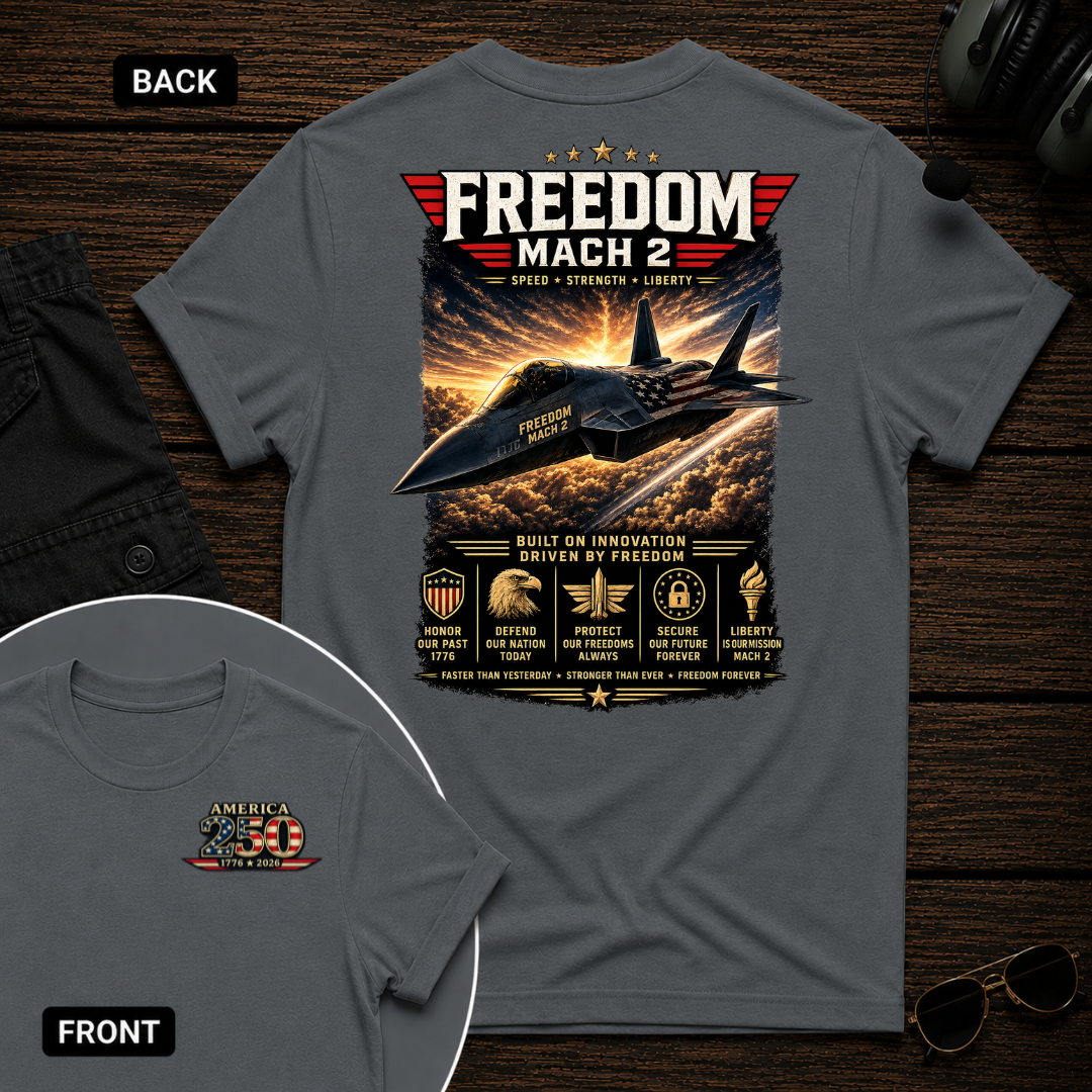 Freedom Mach 2 SS 2 Sided T-shirt
