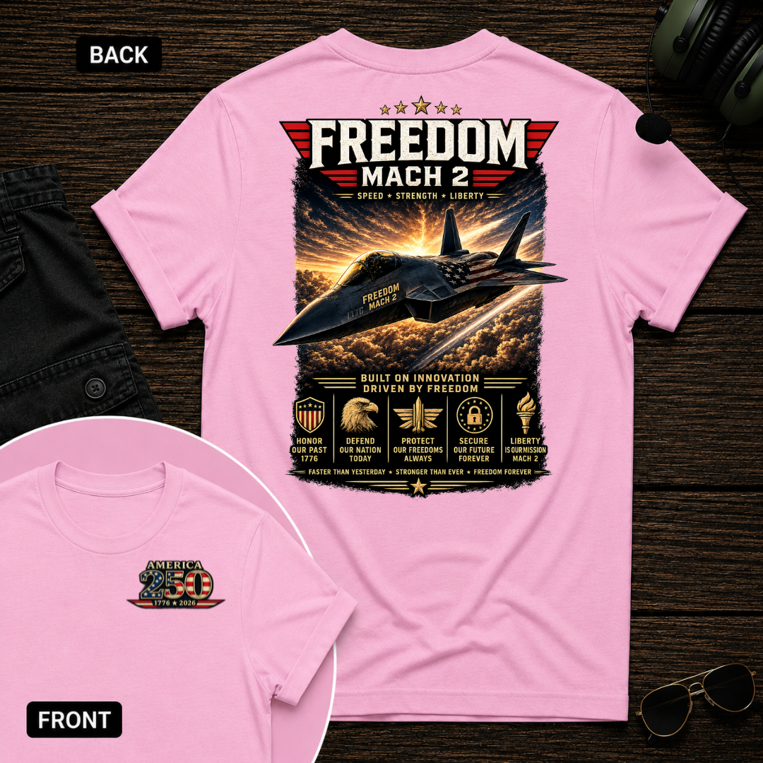 Freedom Mach 2 SS 2 Sided T-shirt