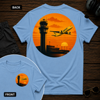 Spirit Airlines Sunset SS 2 Sided T-shirt