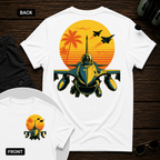 F-16 Tropic Sunset SS 2 Sided T-shirt