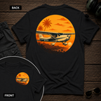 C-172 Tropic Sunset SS 2 Sided T-shirt