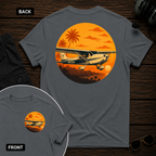 C-172 Tropic Sunset SS 2 Sided T-shirt
