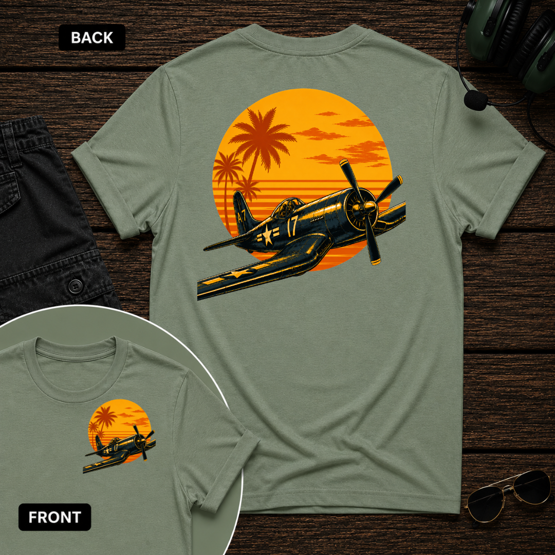 Corsair Tropic Sunset SS 2 Sided T-shirt