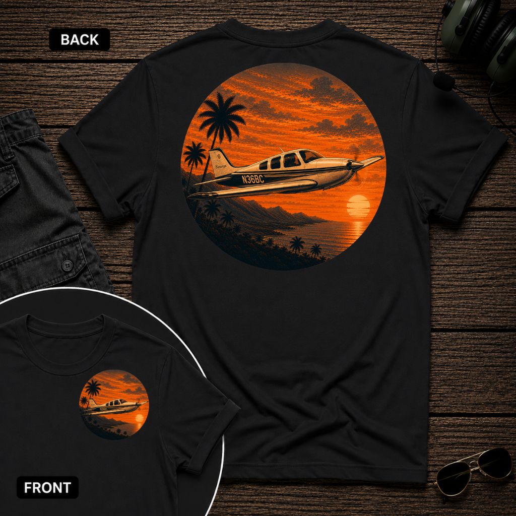Bonanza Tropic Sunset SS 2 Sided T-shirt
