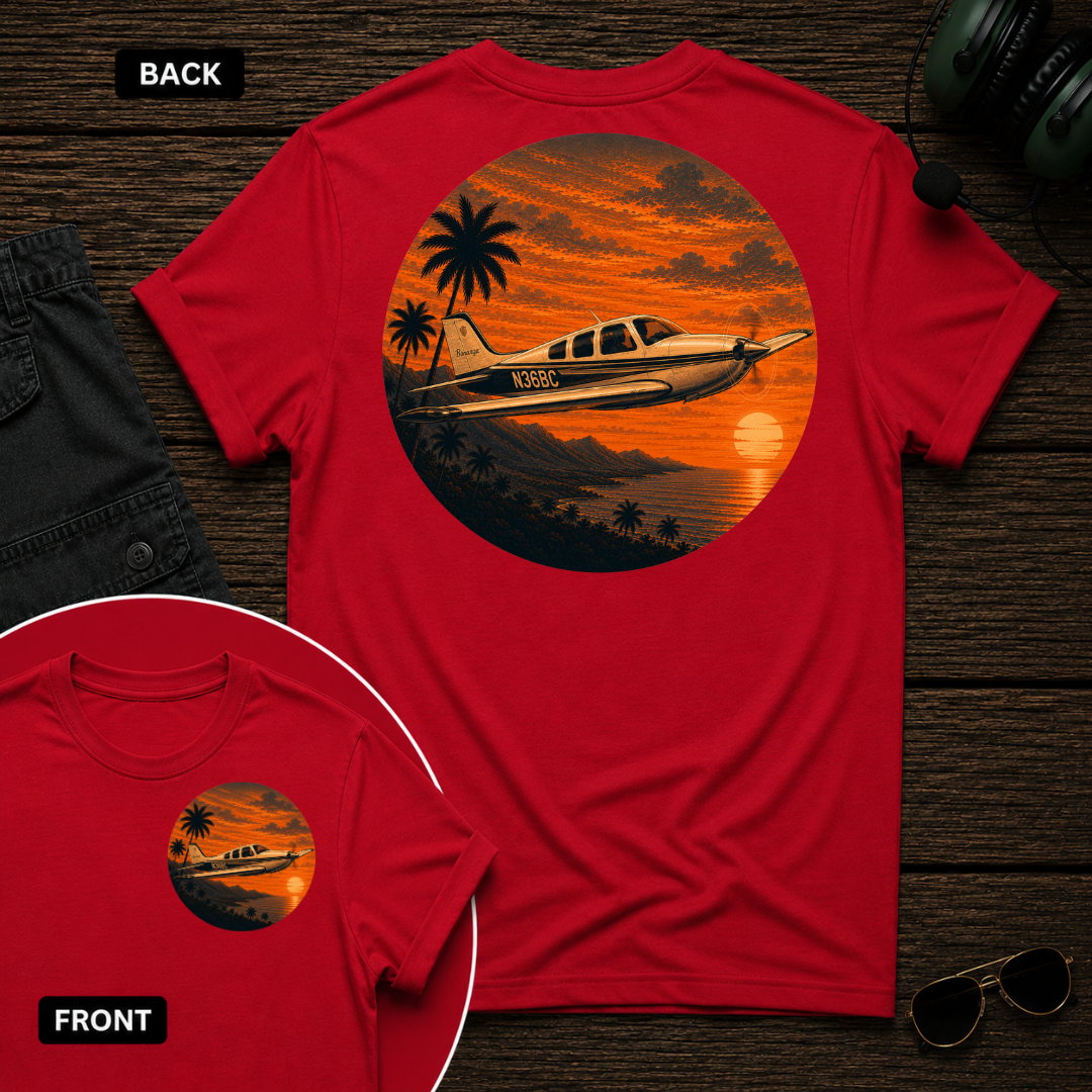 Bonanza Tropic Sunset SS 2 Sided T-shirt