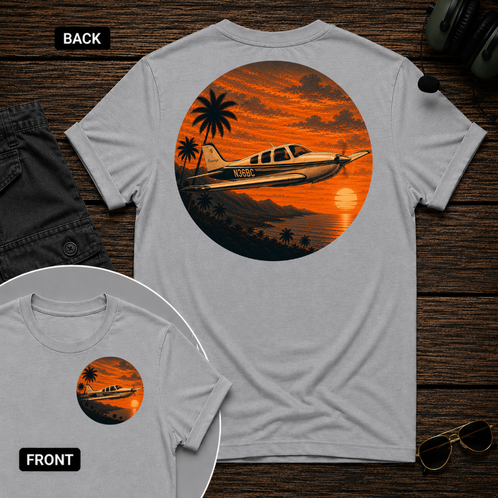 Bonanza Tropic Sunset SS 2 Sided T-shirt